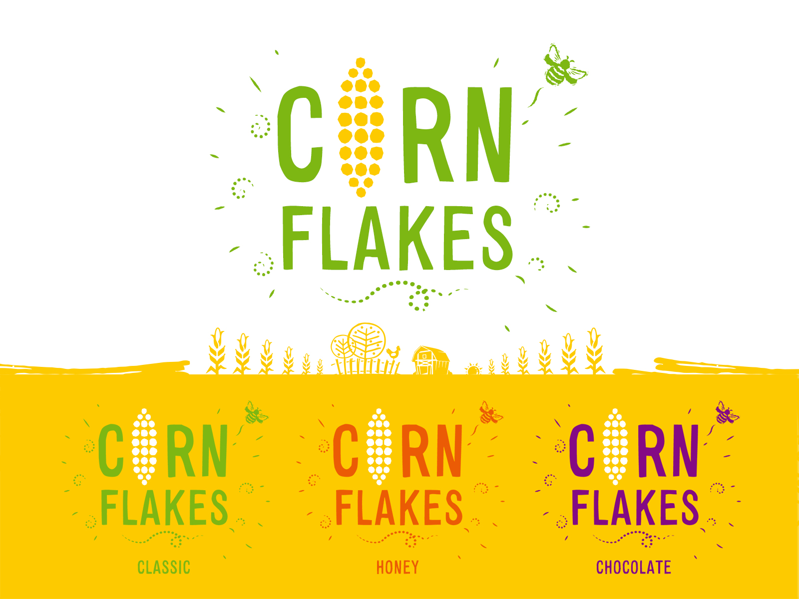 Corn Flakes Logo Design
