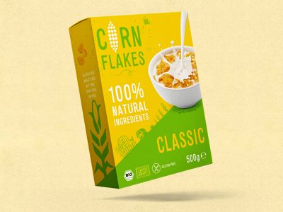 Corn Flakes Packaging Design